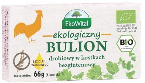 Brodo di Pollo a Cubetti (senza olio di palma, senza glutine) BIO 66 g