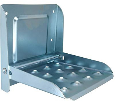AB Tools Großer Klapptritt 19 cm x 17 cm für LKW Anhänger Wohnwagen Pferdebox