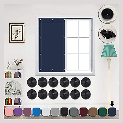 AIYOUVM Fenêtre de toit occultant - 180 x 150 cm - Montage facile et rapide - Protection solaire - Ventouse - Contre la chaleur - Pour Windows Velux Roto - Protection solaire - Réduction de la chaleur