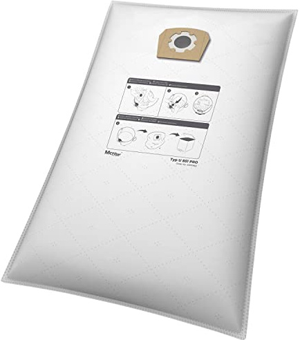 McFilter I 10 Bolsas para aspiradoras 50l compatible con aspiradoras Einhell I se adapta a E TE-VC 2350 SACL 2342475 Bolsa para suciedad