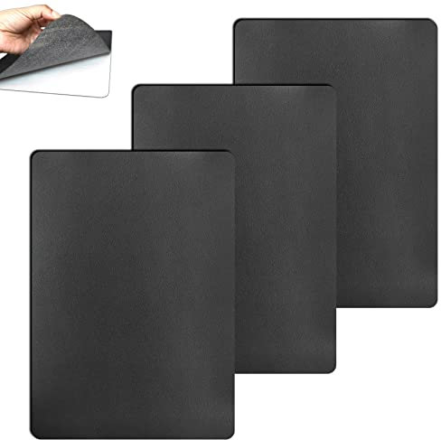 Ecopelle Adesivo,Pelle Adesiva per Riparazioni,Rivestimento Ecopelle Autoadesivo, Pelle Artificiale Rinnovamento Toppa Adesiva per Divano,Sedili Auto,Borse,Rtigianato Fai-da-te (20*28cm, Nero)