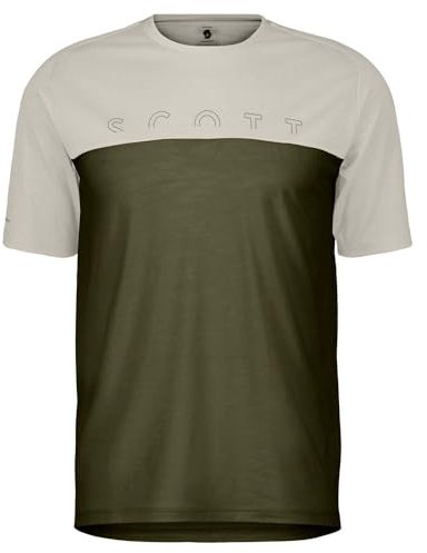 Scott Defined Merino Outdoor/Sport Shirt kurz fir grün/weiß 2024: Größe: XL (54/56)