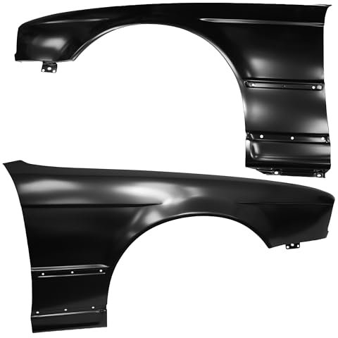 ATEC Germany 1x Kotflügel vorne links ohne Blinkerloch, 1x Kotflügel vorne rechts ohne Blinkerloch Kompatibel mit BMW 5er (E34), 5er Touring (E34), CITROËN ZX (N2)