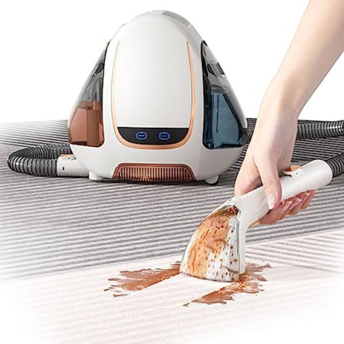 SKUBIS Machine portative de Nettoyage de Tapis et de Tissus d'ameublement, Petit Nettoyeur de Tapis portatif avec Fonction autonettoyante