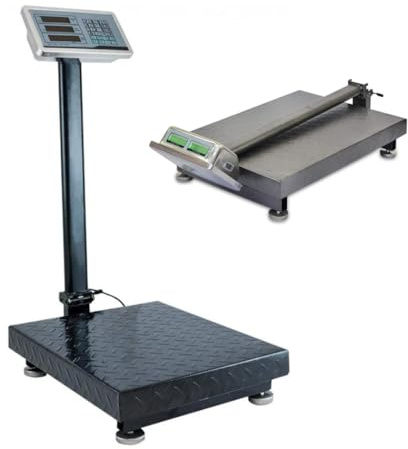 Balance numérique électronique professionnelle de 300 kg avec affichage de la balance industrielle rechargeable pour utilisation dans les magasins, les maisons, les entreprises.