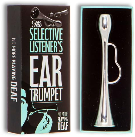Boxer Gifts Old Age Joke Gifts For Men & Women - Selective Listeners Ear Trumpet - Funny Gifts For Husband - Silly Novelty Presents For Secret Santa