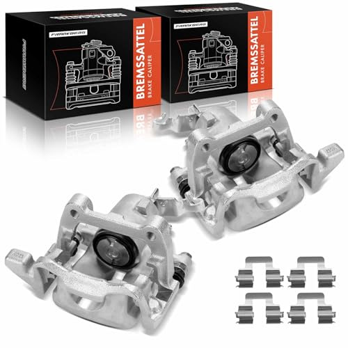 Frankberg 2x Bremssattel Hinten Links Rechts Ø41mm Kompatibel mit Golf VI 5K1 Golf V 1K1 Golf Plus 521 5M1 Golf VI Variant AJ5 A3 Sportback 8PA Yeti 5L Replace# 1K0615424F