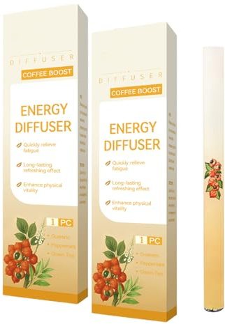 2Pc Guarana Hierbas Inhalador Difusor, Aromaterapia Difusor Bolígrafo, Natural Barra para El Cuidado Corporal, Barra Inhaladora De Hierbas para Viajar, Trabajar, Hacer Yoga, Meditar O Dormir