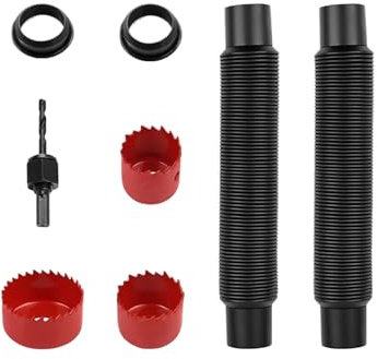 Genérico Desviador De Bajante para Barril De Lluvia,Accesorios Impermeables - Kit De Conexión para Barril De Lluvia,para Limpieza En El Exterior Riego del Jardín Y del Patio Conservación Agua