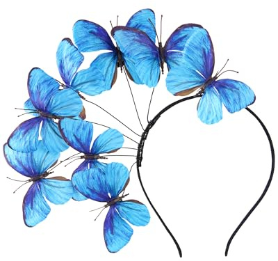 ETOFETE Schmetterling Haarreif, Schmetterlinge Haarschmuck Damen Feen Kopfschmuck fur Cosplay Karneval Kostüm Zubehör