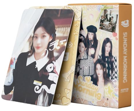 RGKY Tarjetas Postales Illit Album, Juego De Cartas Coleccionables, 55 Cartas Lomo En Papel Brillante, FotográFicas, Para Coleccionismo Y DecoracióN, Regalos Para Fans