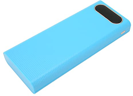 Akozon Kit Scatola Batteria Power Bank 8x21700 con Schermo LCD - Custodia Caricabatteria Fai-da-te per Batterie Al Litio - Power Bank Portatile Doppia USB