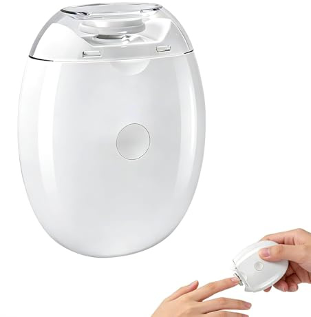 Elektrisk nagelklippare, elektrisk nagelklippare, 3-växlad justerbar nageltrimmer och LED-ljus, elektriska nagelklippare för äldre och vuxna