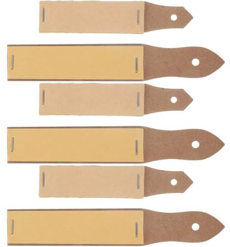 FUOYLOO 6 Sacapuntas Diseño Ergonómico Fácil Almacenamiento de Papel de Lija para Lápices de Dibujo Adecuado para Principiantes en Pintura y Bocetos Escolares