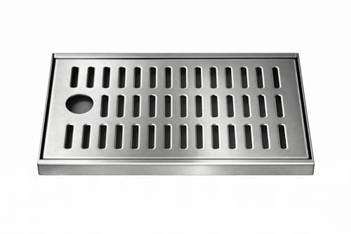 GASTROBEDARF WESTERBARKEY Tropfblech zum Auflegen 2 Teilig aus Edelstahl 250x160x20mm