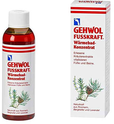 Gehwol FUSSKRAFT Wärmebad Konzentrat 150 ml - Orange, Herbale, würzige, holzige und blumige Note - Badzusatz
