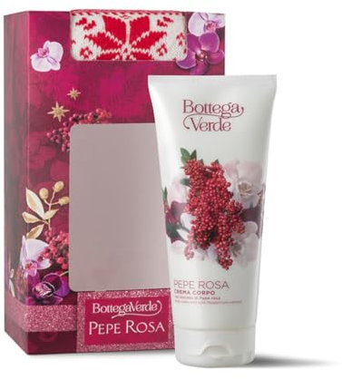 Bottega Verde - Astuccio Pepe Rosa - Crema corpo e Guanti touch