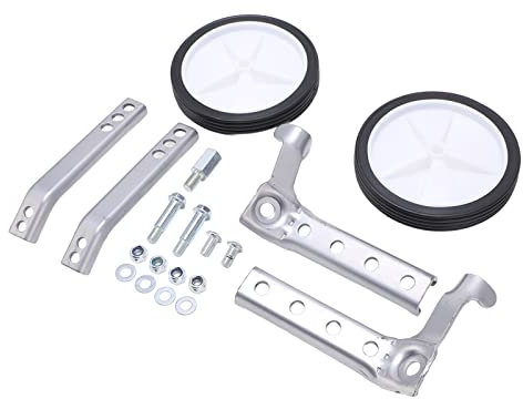 SPYMINNPOO Fahrrad-St¨¹tzr?der, Seitliche St¨¹tzr?der, Verstellbare Stahl-Kunststoff-Reithilfsr?der f¨¹r 18 Bis 24 Zoll Gro?e Fahrr?der (Grey)