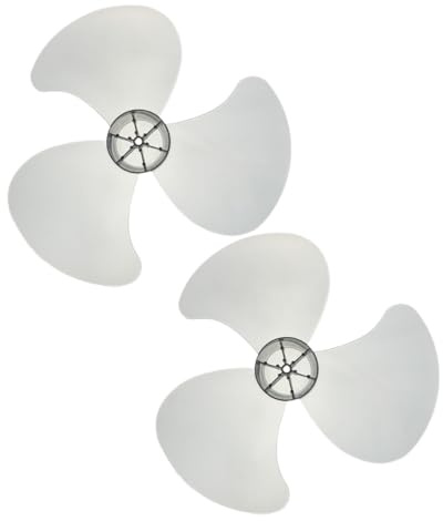 TOPBATHY Ventilateur De Table De Remplacement En Plastique 16 Pouces 400 Mm 3 Lames En Abs Sûr Pour Ventilateurs Électriques