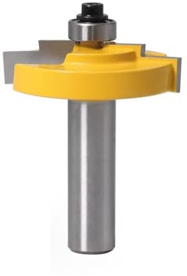 1PC 8mm tige 12.7mm tige cadre photo gradué feuillure moulage routeur peu C3 carbure pointe bois outil de coupe travail du bois(8mm Shank)