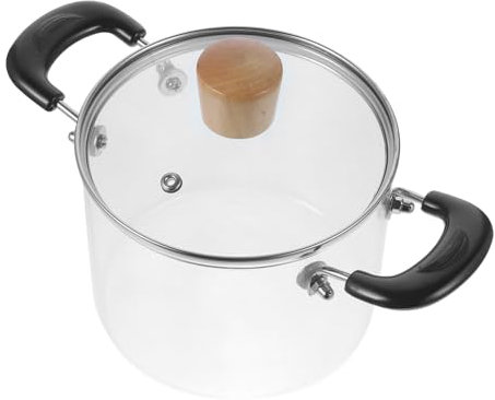 OFFSCH Pentola da Cucina Coperchio Pentola per Stufati E Zuppe capacità Generosa per Preparare Riso E Salse