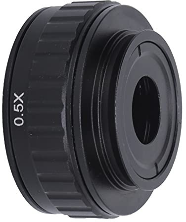 Adattatore C Mount, Obiettivo Adattatore 0,5X 38 Mm C Mount Tubo per Microscopio Stereo Trinoculare Messa a Fuoco della Fotocamera Digitale, Accessori per Telescopi e Microscopi
