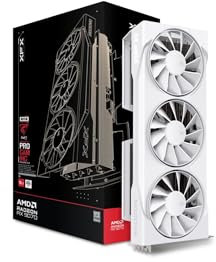 XFX - Tarjeta gráfica AMD Radeon RX 9070 OC White Triple Fan Gaming Edition con 16 GB de GDDR6 HDMI 3xDP, AMD RDNA™ 4 (RX-97SWFB3W9)