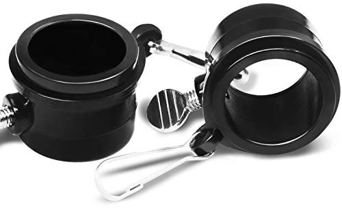 Anley Anillo de Montaje para mástil de Bandera sin enredos, Anillos de Montaje giratorios con Clips de Metal, 2,5 cm de diámetro (2 Piezas)