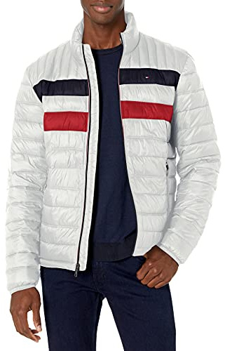 Tommy Hilfiger Ultra Loft Pufferjacke für Herren, leicht verstaubar, in den Größen Standard, Groß und Hochgewachsen, XXL