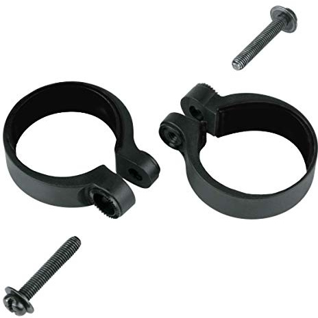 SKS 11564 Streben-Befestigungs-Schellen Ø 40-43 mm für Befestigung von Schutzblechen an Federgabeln, schwarz, 4-teilig (1 Set)