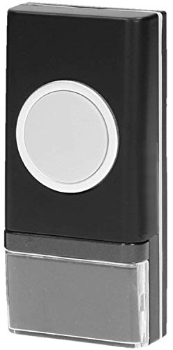 Orno Opera DC Funkklingel für den Außenbereich, wasserdicht, mit Lautstärkeregler und Reichweite von 100 m, 36 Klingeltöne (zusätzlicher Sender)