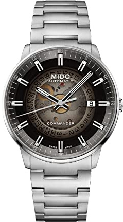 Mido COMMANDER II/GR/A/STEEL/BLACK M0214071141100 Montre Automatique pour hommes