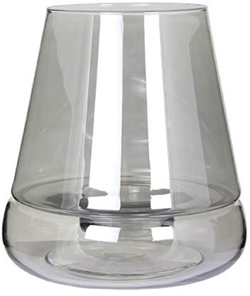 Kaheku Windlicht Ebro lüster Rauch, Ø 27 cm Höhe 30 cm bemaltes Glas 99990427