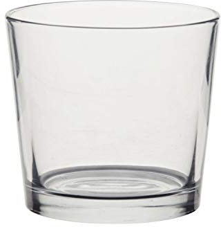 INNA-Glas Vaso para Velas Alena, Transparente, 9cm, Ø10cm - Portavelas - Vaso de Cristal