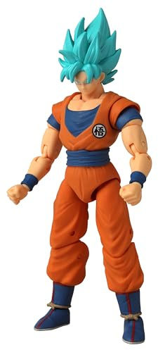 Dragon Ball Super Bandai Figura Dragon Stars 17 cm Super Saiyan Blue Goku - Licenza Ufficiale Dragon Ball - Figura articolata Goku - Giocattolo per Bambini dai 4 anni in su - Action Figure - 36780