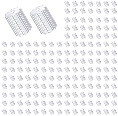 TOAOB 2000 Piezas Cierres para Pendientes de Silicona 3 mm x 3 mm Transparente Cierres Pendientes Tapón de Seguridad Tope Posterior de Goma para Manualidad Fabricación de Joyas