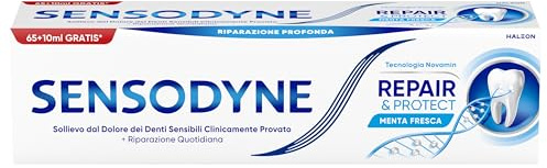 Sensodyne Repair&Protect, Dentifricio per Denti Sensibili, Ripara Rinforza e Protegge, Gusto Menta Fresca, 75ml