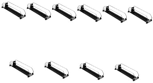 Alipis Vending Machine Mini 10pcs Propeller Refrigerator Can Dispenser Drink Display Holder Magnetic Organizer for Replenishment Pusher Vanity Table Fridge Shelf Pusher Machine Mini Tray Plastic
