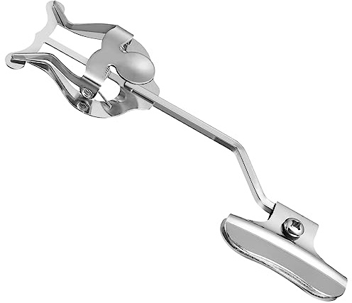 ibasenice Trombone Notenclip aus Metall Silber Passgenau für Trompete und Posaune Leicht zu Tragen Hält Noten Beim Marschieren | Notenhalter zum Anklemmen, Klappmappenclip mit Zubehör, für Trompeter und Posaunisten