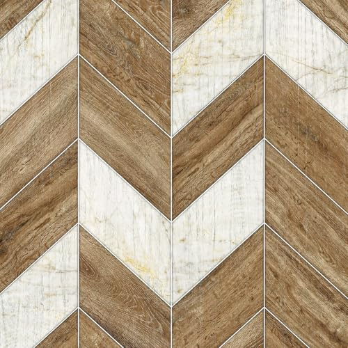 Papel pintado autoadhesivo 3D con costuras de mármol y madera, papel de contacto despegable y pegable, 3 capas con lámina de aluminio, 44X600CM, película decorativa extraíble para muebles y armarios.