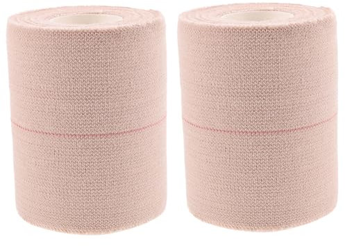 BESPORTBLE 2 Rollen Selbstklebende Elastische Sport Handgelenkbandagen 7,5cm x 4,5m Hautfarben Kohäsive Wundfixierbinde Atmungsaktiv Für Erste Hilfe Und Training