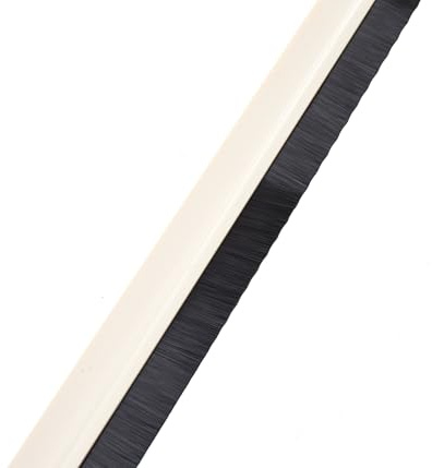 | Türdichtung - türbürste - abdeckleisten - bürstendichtung dichtung aus pvc x 1 - leiste zum selbstklebende installation- zimmertürdichtung- durchzugstopper - zugluftstopper für türen (Beige)
