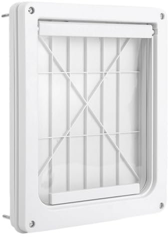 Pet Door for Cats and Dogs - Weatherproof Pet Door, Dog Door with Sliding Lock Panel, Dog Door Transparent Flap Lightweight Pet Safee Dog Door for Small Medium Large Dogs