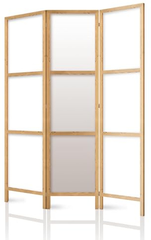 framed concept Paravent Raumteiler aus Holz 135x172 cm, 3-teilig, einseitig, im orientalischen Stil