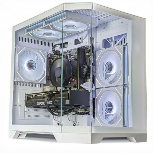 ionz Gaming PC - Intel i5-12400F | | Nvidia RTX 5060 | 16GB RGB RAM | 1TB NVMe SSD | 600W 80+ PSU | Windows 11 | WiFi | Apex Mini - White