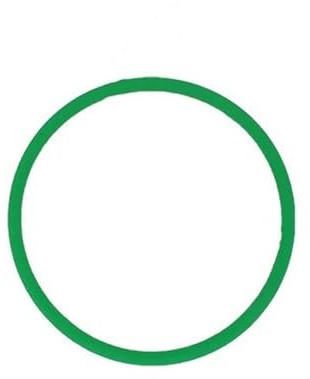 Courroie Transmission Trapézoïdale 1 Courroie Transporteuse Ronde Verte Polyuréthane PU Diamètre 6Mm Longueur 205-665Mm Courroies Synchrones Cordon Mouvement D'entraînement(552mm)
