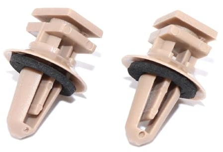 XIOKLM 10 pz 51477117532 Davanzale Interno Porta D'ingresso Trim Clip Biege Nylon Fissaggio automatico