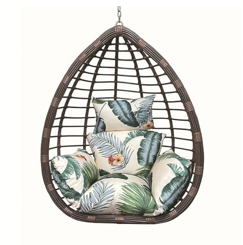 Wasserdichtes Ersatzkissen Für Egg-Chairs – Extra Dickes Outdoor-Kissen Für Hängesessel, Hängematten & Korbsessel (Sessel Nicht Im Lieferumfang Enthalten)