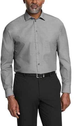 Kenneth Cole Herren Hemd Regular Fit Solid Klassisches Hemd