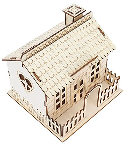 Spardose aus Holz , zusammengesetztes Holzhaus Sparschwein , fest , umweltfreundlich für Kinder